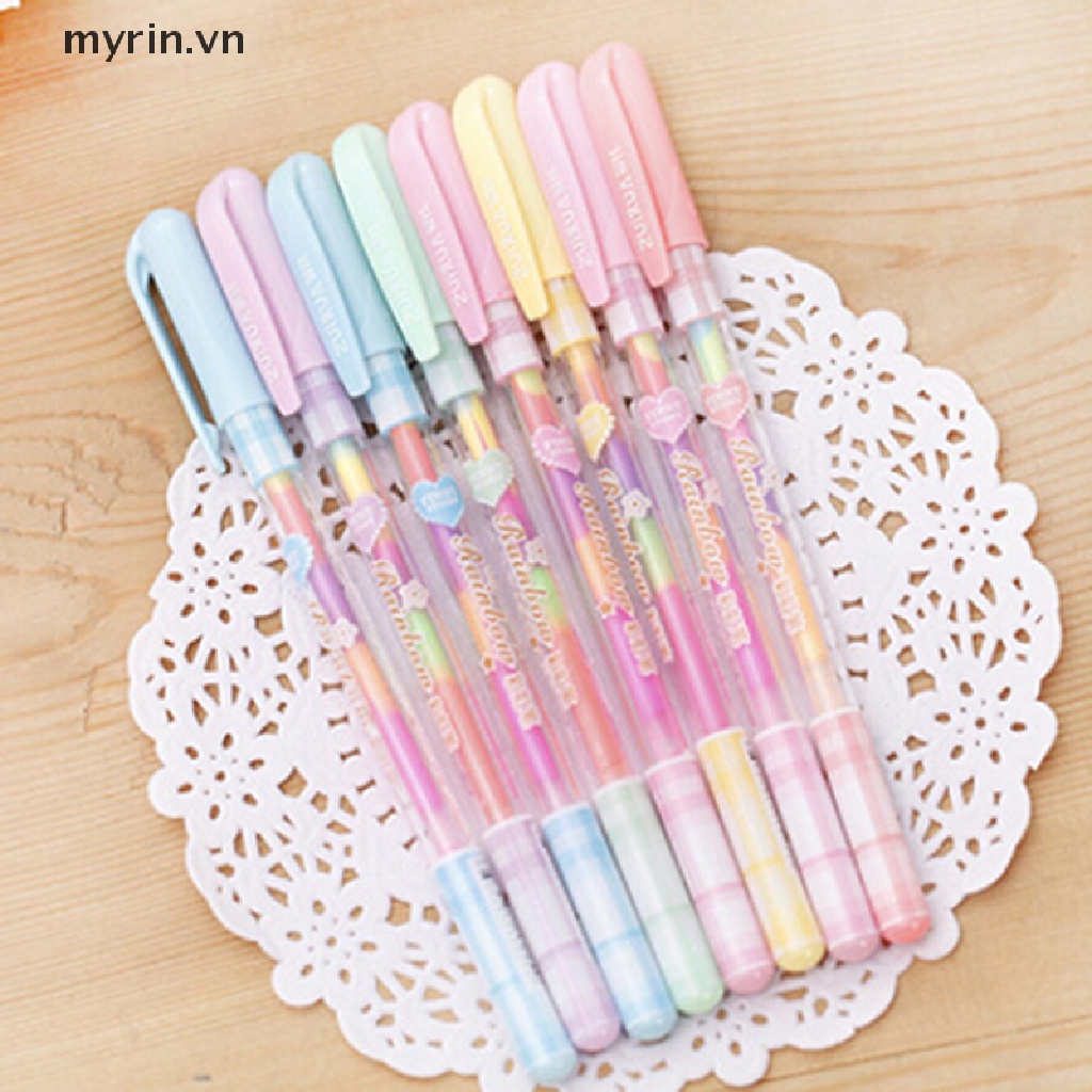 Set 2 Bút Đánh Dấu 6 Màu Tùy Chọn Tiện Dụng Chất Lượng Cao