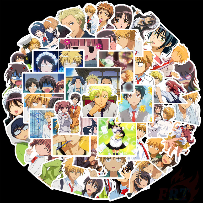 ❉ Kaichou Wa Maid-sama! - Series 02 Anime Ayuzawa Misaki Usui Takumi Stickers ❉ 50Pcs/Set DIY Fashion Luggage Laptop Skateboard Doodle Decals Stickers