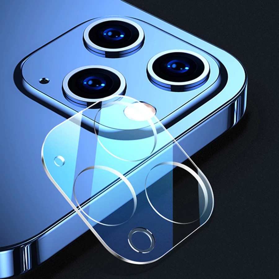 Kính cường lực bảo vệ ống kính camera sau điện thoại 3D HD trong suốt 9H thích hợp cho 13 Pro/ Pro Max 12