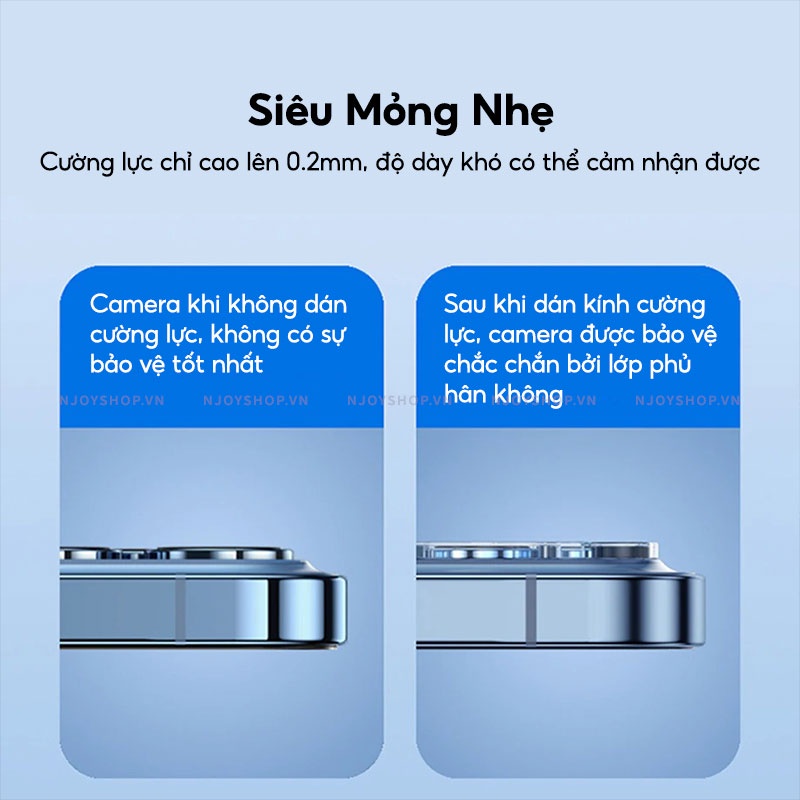 Kính cường lực bảo vệ Camera 11/11Pro/11Pro max/12/12Pro/12Pro Max - TuHaiStore