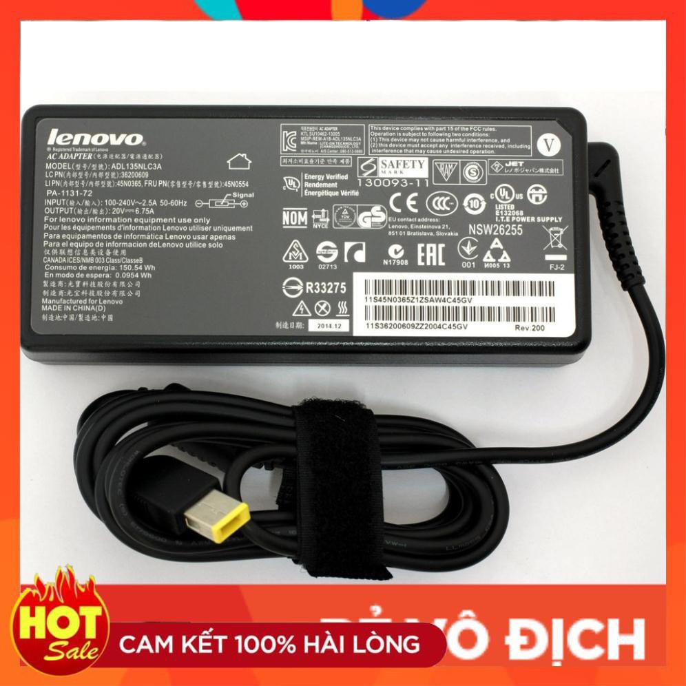 Sạc Laptop Lenovo 20V-3.25A-65W (Đầu USB) Zin