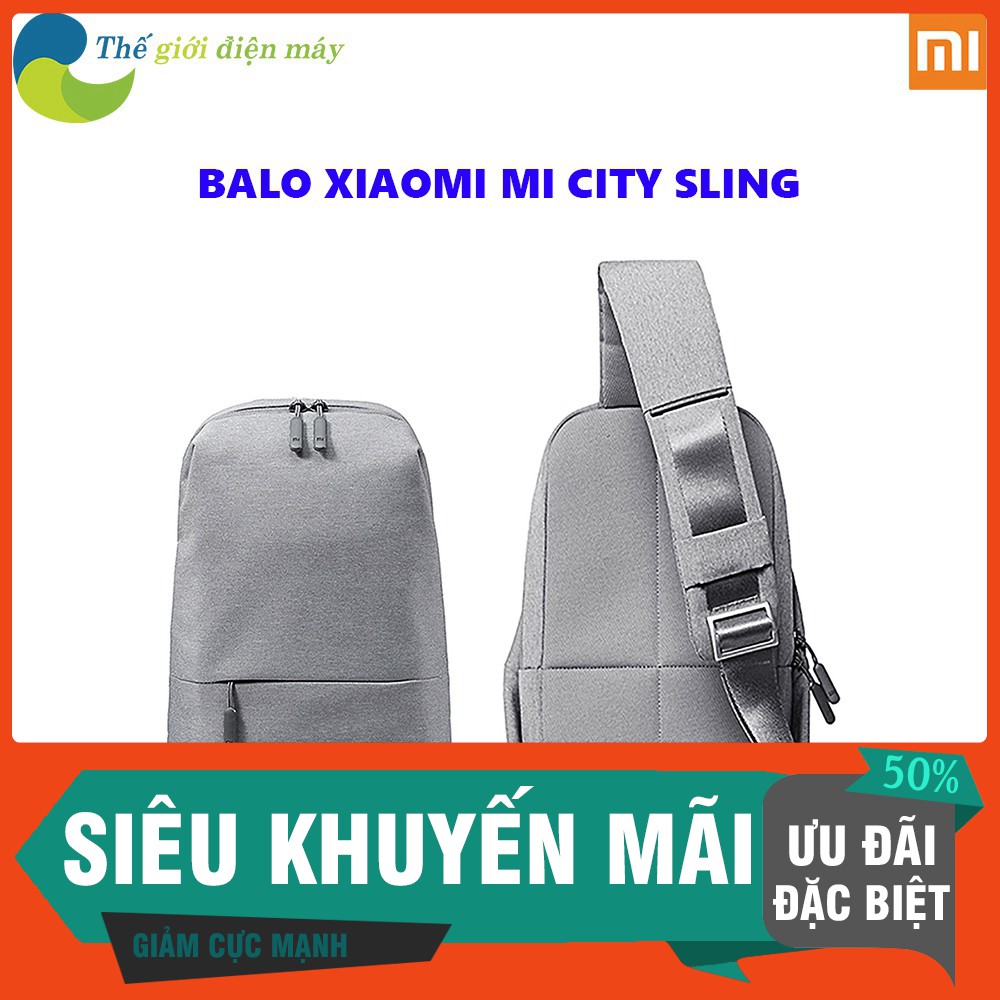 [SIÊU SALL ] [Bản Quốc Tế] Túi Đeo Chéo Xiaomi City Sling (Xám) - Shop Thế Giới Điện Máy .