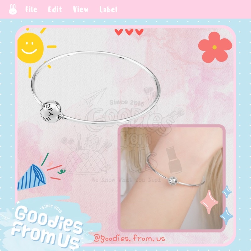 Vòng tay Pandora Jewelry Silver Essence Collection Bangle Bracelet SALE 60% !!