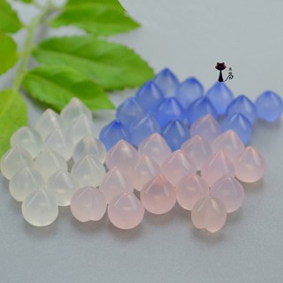 Đá Mã Não Xanh/Hồng 11mm Tự Làm Đồ Thủ Công