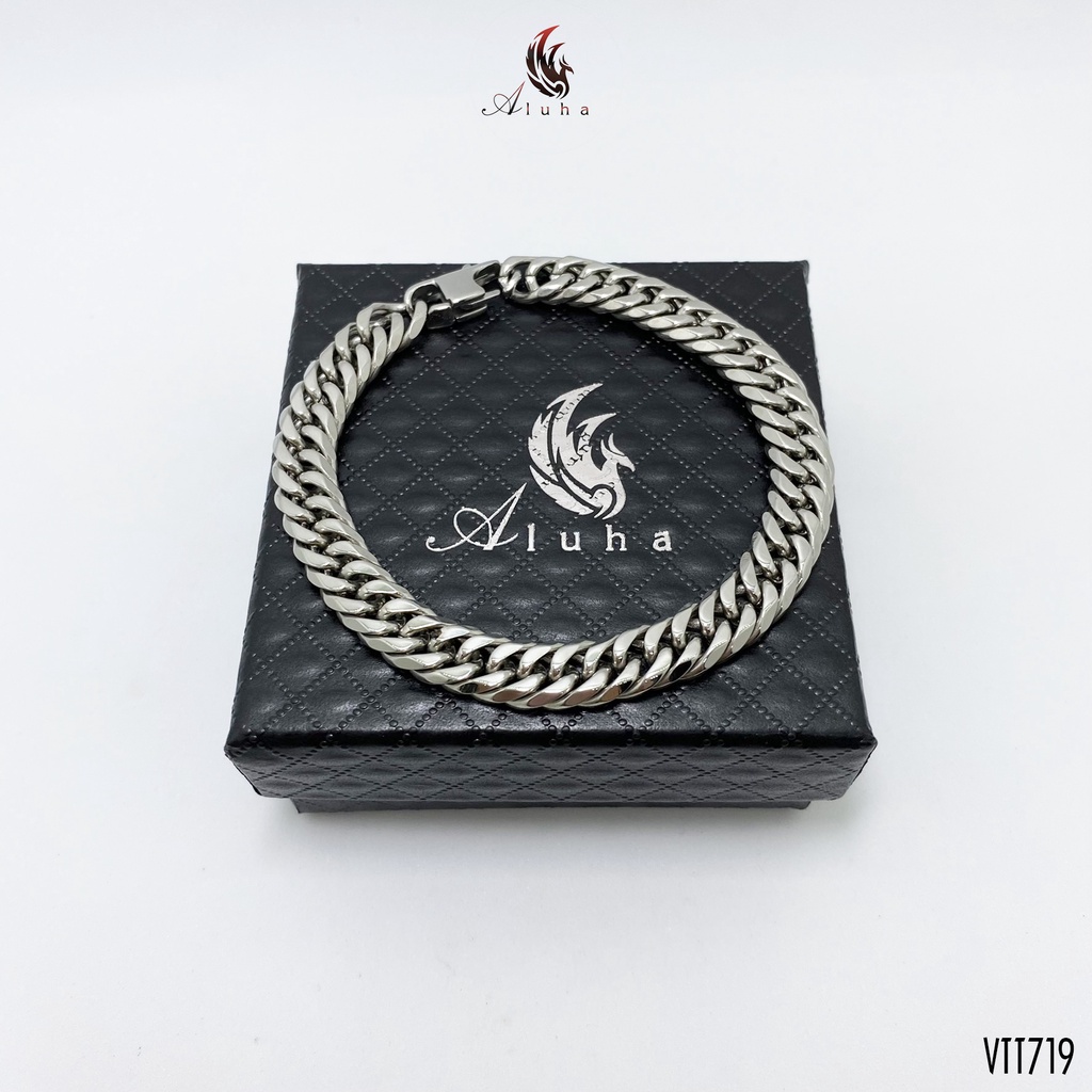 Vòng tay Titan không rỉ Chain Hip Hop Never Die - VTT719 - Aluha