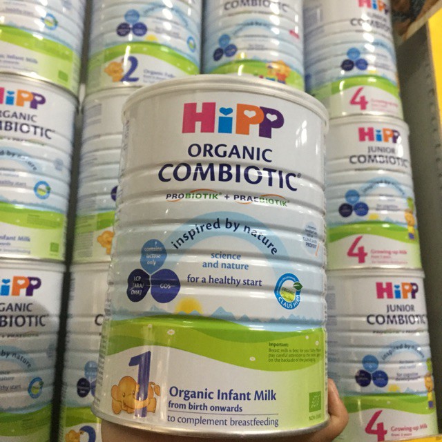 Sữa bột dinh dưỡng HiPP 1 Combiotic Organic 800g