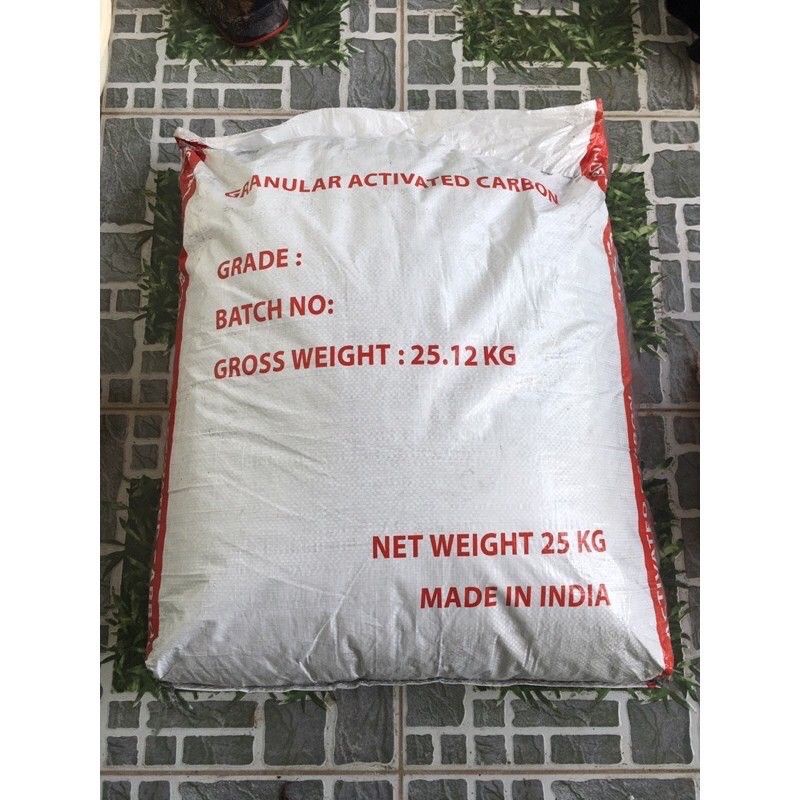 1kg than hoạt tính ấn độ dùng cho lọc nước, khử mùi, hút ẩm
