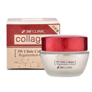 Kem Dưỡng Trắng Sáng Tái Tạo Da 3W Clinic Collagen  đỏ