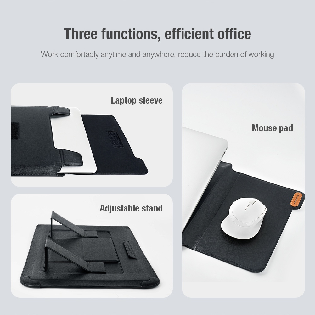 Bao da, Túi đựng Nillkin Versatile Laptop 14inch 16inch dành cho Macbook Air / Macbook Pro 13 / Surface Pro /LaptopHP