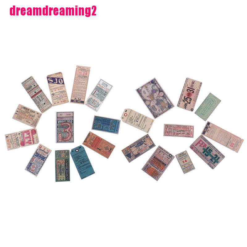 Set 22 Sổ Tay Trang Trí Phong Cách Vintage
