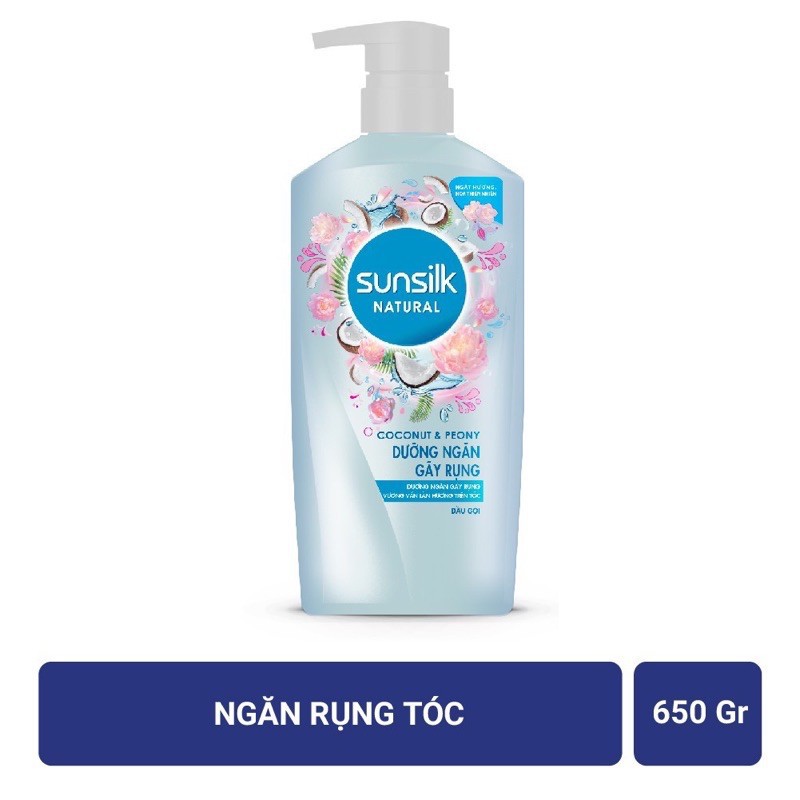 Dầu gội Sunsiu thiên nhiên 650g đủ màu( hàng mới )( hàng do vận chuyển bị rớt có trầy sơ sau chai)