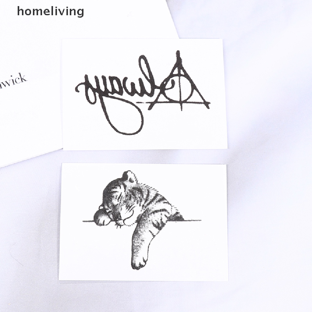 1 Hình Xăm Dán Tạm Thời Hình Hổ / Trăng / Cá Voi Cá Tính