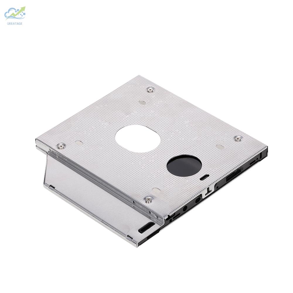 g☼Aluminum Alloy SATA3.0 2nd HDD Caddy 9.5mm 2.5 Inch SSD HDD Enclosure for Desktop PC Laptops