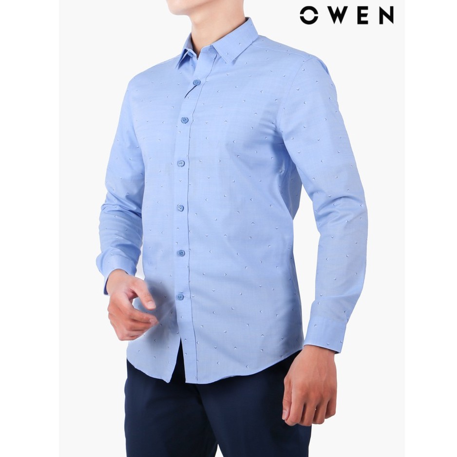 Áo Sơ mi dài tay OWEN Regularfit - AR91558D