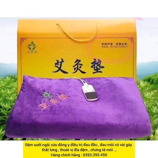 [ BẢO HÀNH 12 THÁNG ] Hàng loại 1 Đệm ngải cứu , thảm ngải cứu đông y điều trị đau đầu, cổ vai gáy , thoát vị đĩa đệm