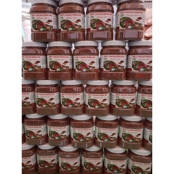 Bột ca cao nguyên chất 100% Đắc Lắc đóng gói hộp 500g