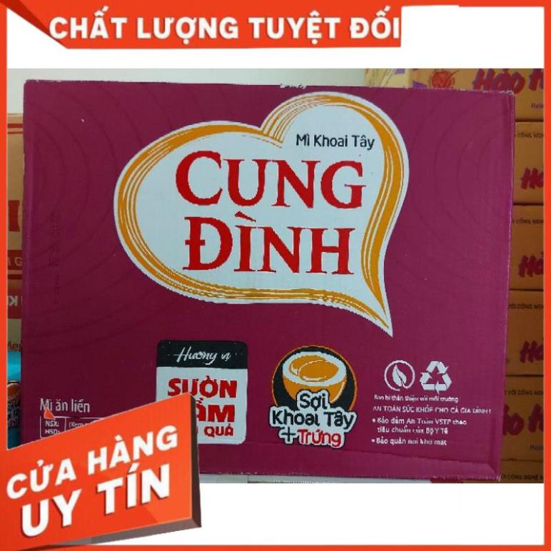 Mì Cung Đình (ĐỦ VỊ) - 1Thùng 30 gói x 80g
