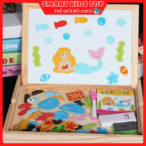 BỘ BẢNG GHÉP HÌNH NAM CHÂM 2 MẶT