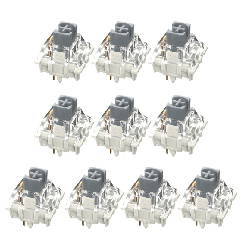 Set 10 Công Tắc Cổng G Pro 2.0 3Pin RGB Màu Bạc / Trắng / Vàng / Xanh Dương / Đen /