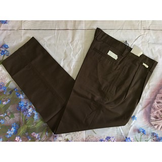 Quần kaki dài nam trung niên có xếp ly lẻ size 28,36