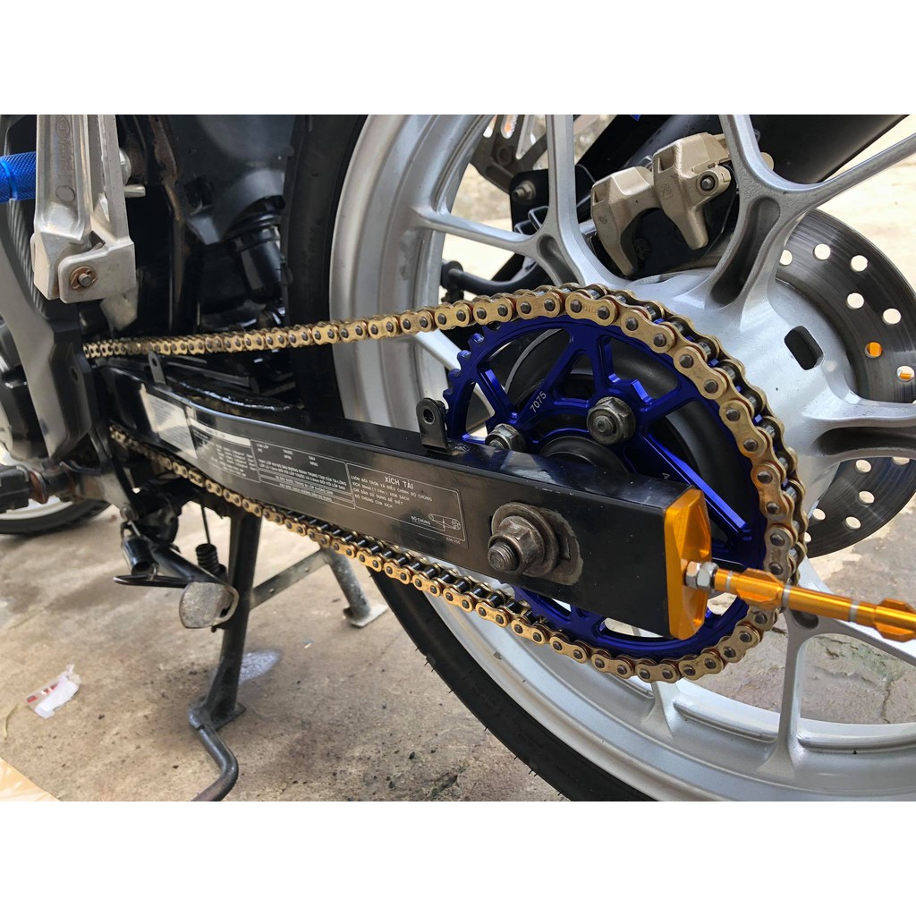 Sên Vàng Phốt Cao Su DID 428VIX SEALED CHAIN GOLD T-ring 136L Chính Hãng DID Thailand