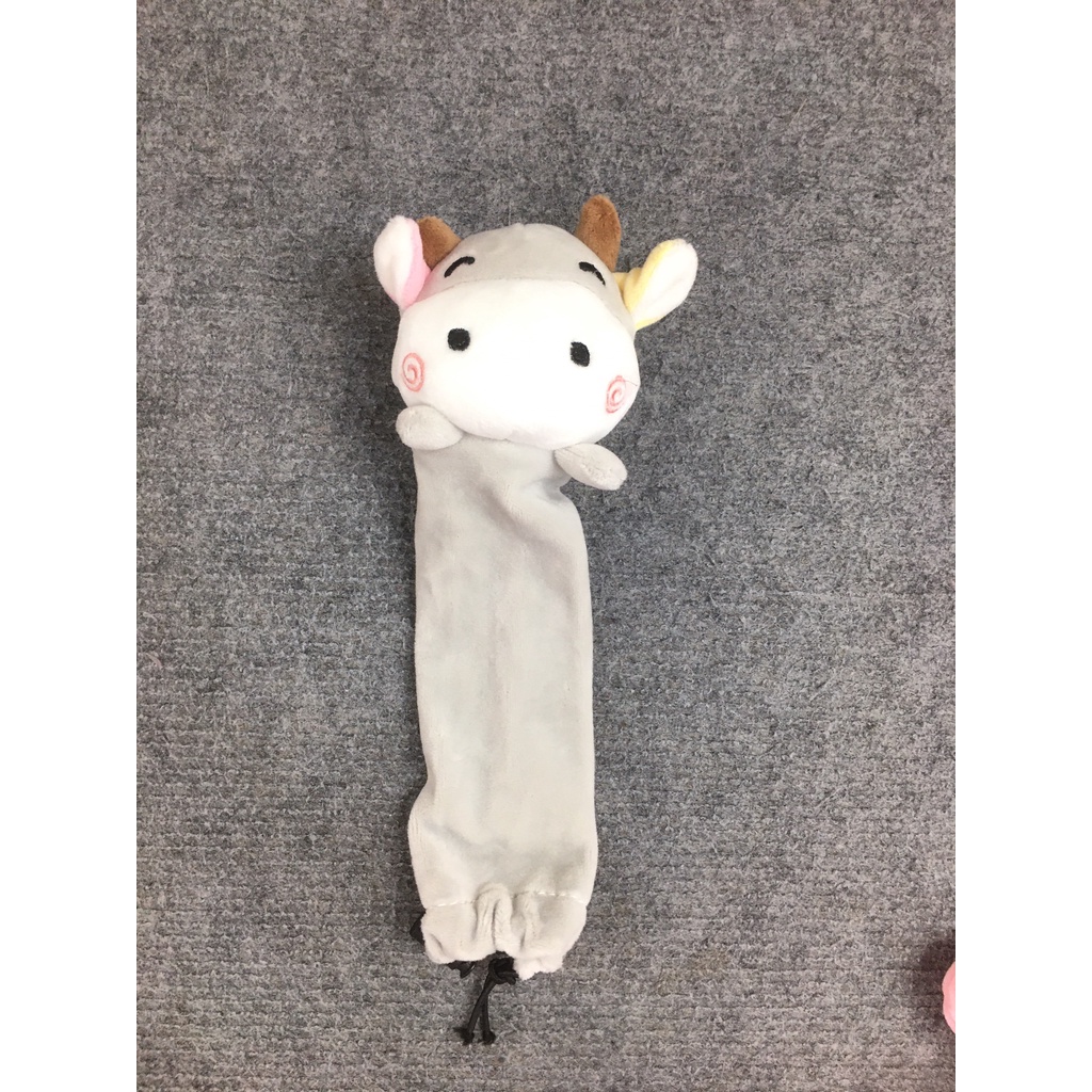 Bọc cán vợt hình thú ngộ nghĩnh, vải nhung siêu mềm, dành cho vợt cầu lông, tennis