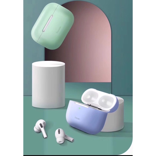 Bao Silicone siêu mỏng cho Airpod Pro chính hãng Baseus