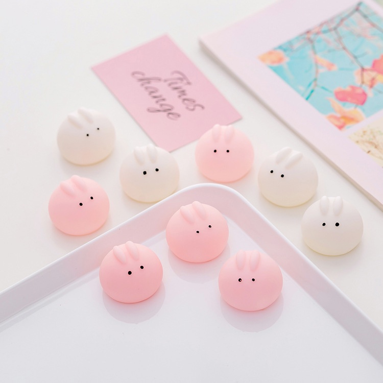 Đồ Chơi Xốp Squishy Giảm Stress Hình Thỏ Dễ Thương Cho Bé