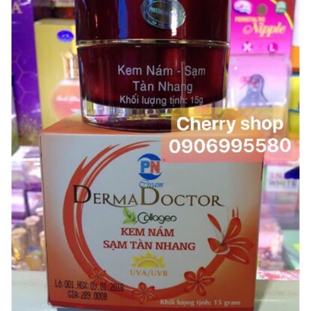 Kem nám sạm tàn nhang Derma doctor collagen 15g đủ giấy