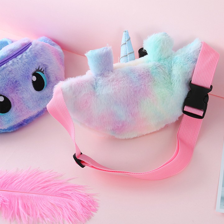 Túi bao tử Unicorn cho bé gái bằng bông mịn màu pastel ngộ nghĩnh đáng yêu BBShine – TX037