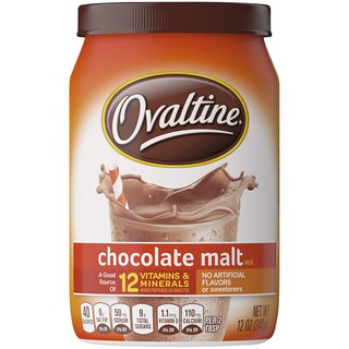 [DATE 8/2022] Sữa bột Nestle Ovaltine Chocolate Malt 340G