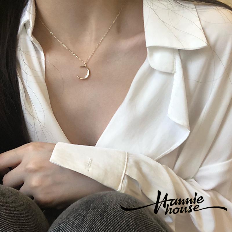 Dây chuyền mặt trăng khuyết thời trang cho nữ