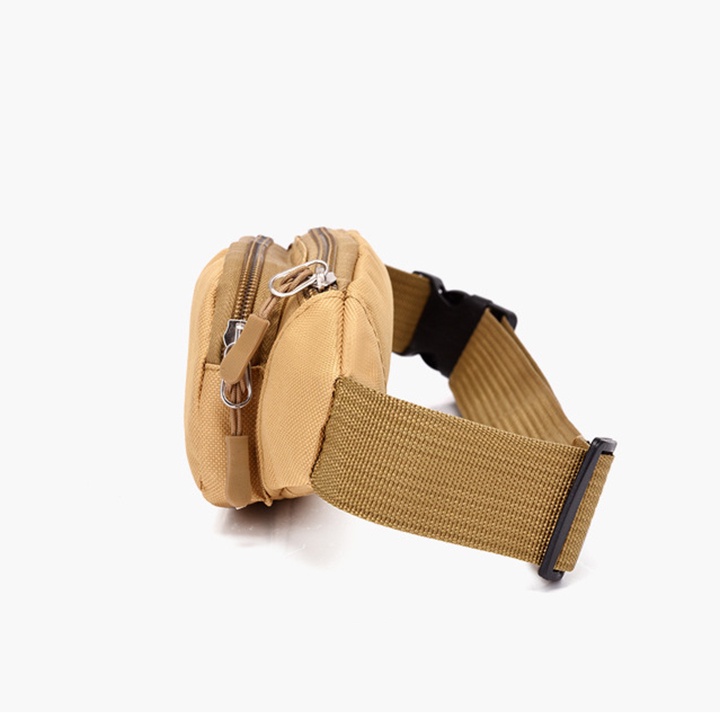 Túi đeo bụng thể thao nam, nữ vải bố chống thấm nước cao cấp, tiện dụng size 30cm TUI-08