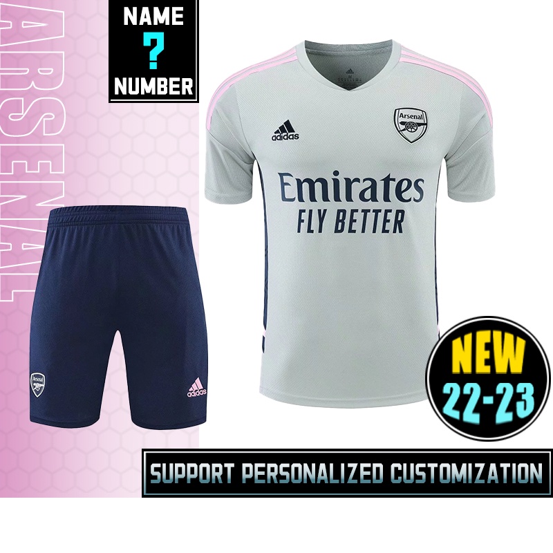 Áo Thun Bóng Đá Ngắn Tay Đội Tuyển Arsenal 22-23 Size s-2xl