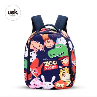 Balo UEK Zoo Story fullbox, chính hãng cho bé 4-6 tuổi