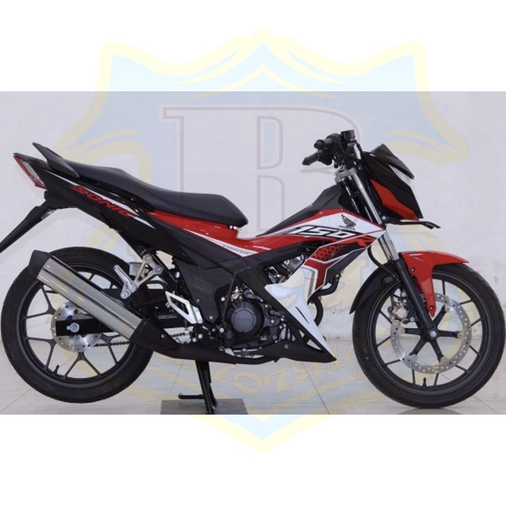 Tem sonic 150 trắng đỏ đen mới