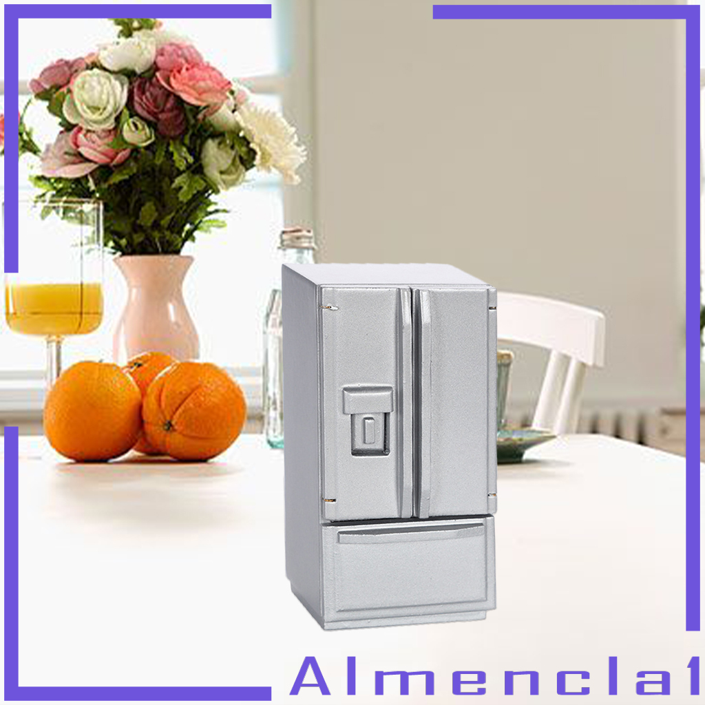 Tủ Lạnh Mini Almencla1 Tỉ Lệ 1: 12 Cho Nhà Búp Bê