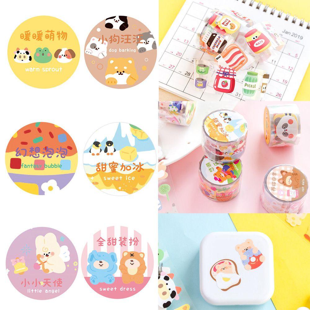 CHOOKEY Cuộn Băng Dính Hình Động Vật Thời Trang