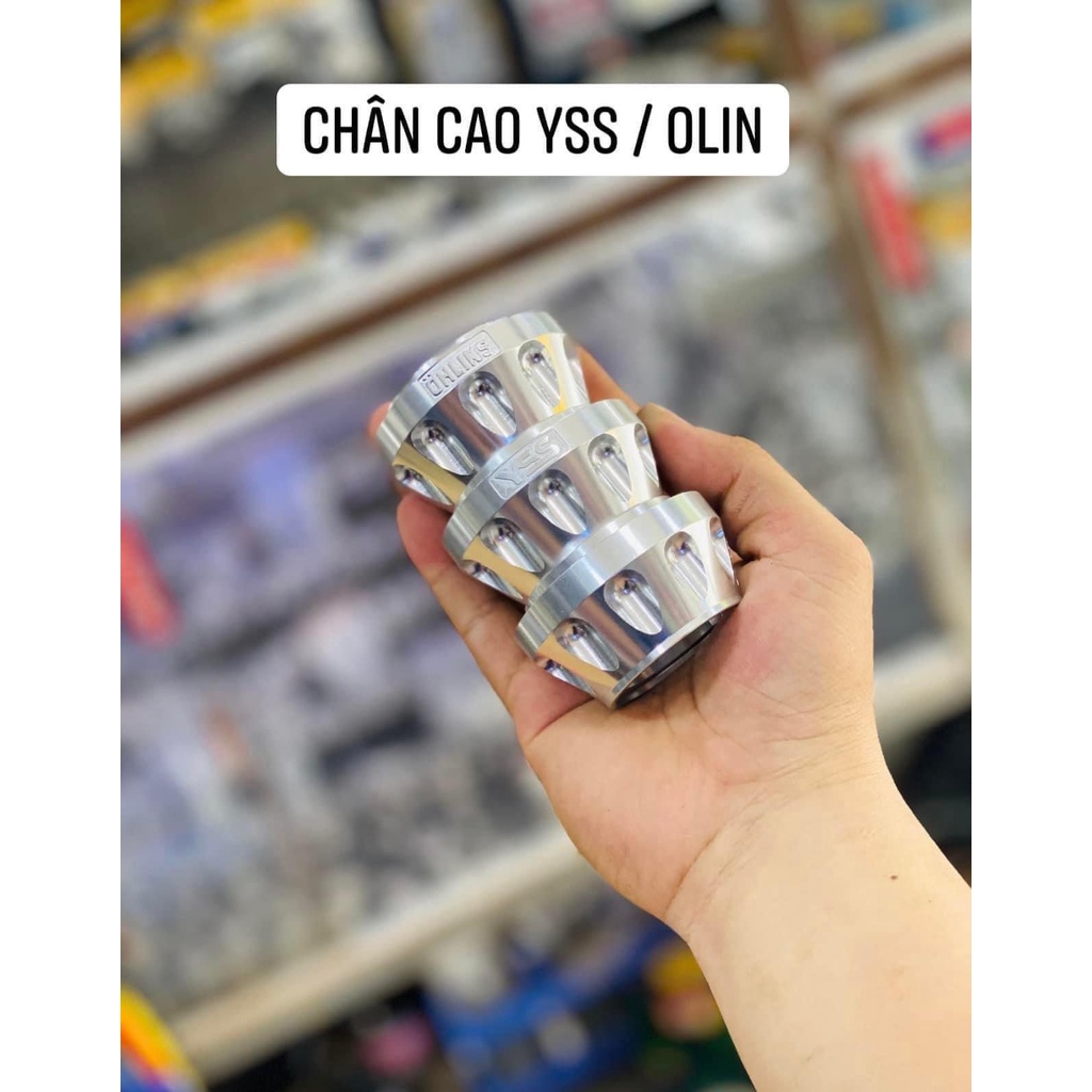 Chén Nhôm CNC - Chén Phuộc Có Chữ Ohlins gắn Phuộc OHLINS YSS - CNC nguyên khối, gia công tỷ mỉ, lắp đặt chuẩn thông số