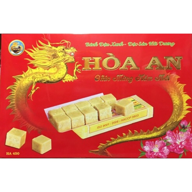 Bánh đậu xanh Hòa An - 450g