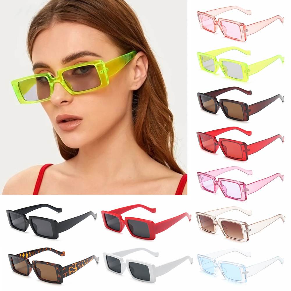 Kính Mát Thời Trang Phong Cách Retro Chống Tia Uv400 Cho Nữ