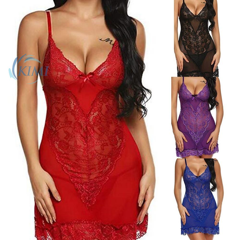 Đầm ngủ phối ren gợi cảm cho nữ
 | BigBuy360 - bigbuy360.vn