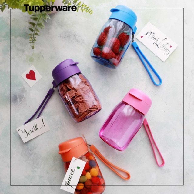 Bình nước cho bé mini lohas 280ml / 350ml tupperware