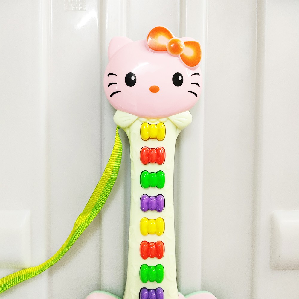 Đồ chơi đàn guitar Mèo Kitty dùng pin size lớn