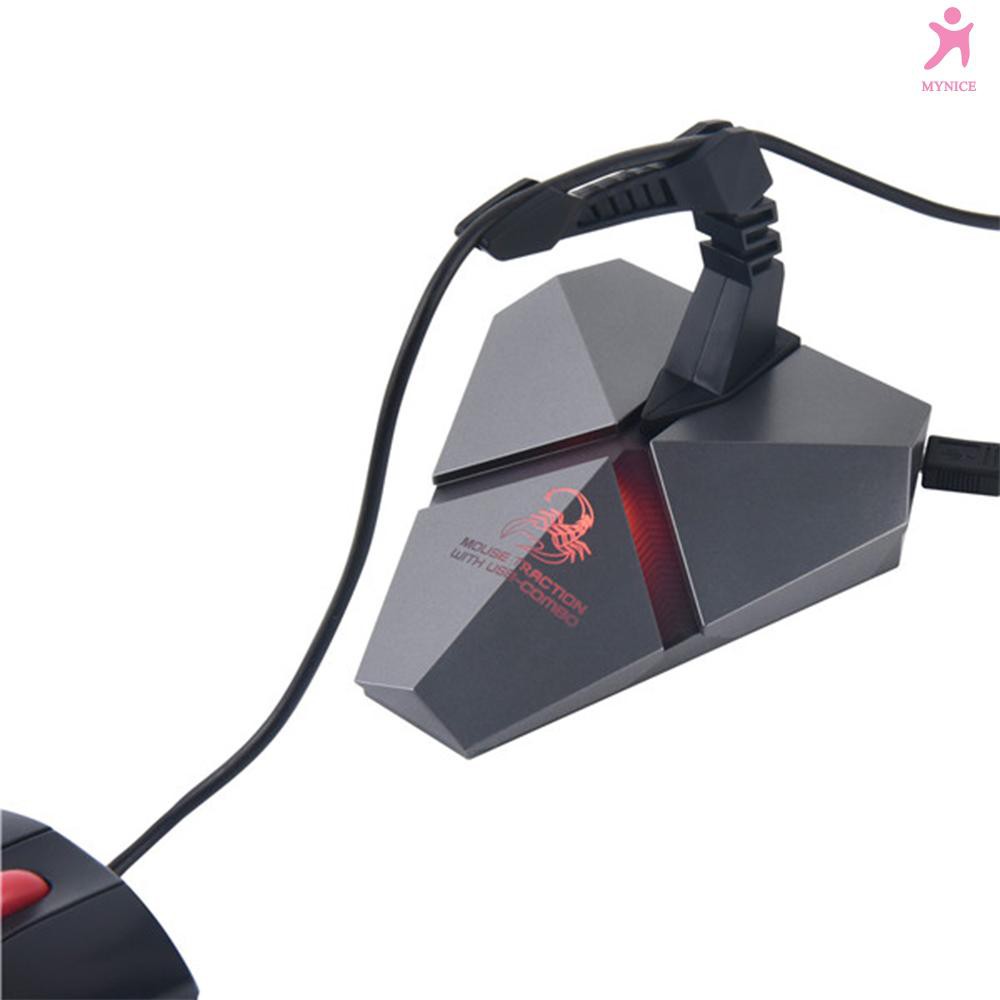 Hub cắm cổng kết nối thiết kế gaming 3 đầu USB 2.0 hỗ trợ đọc thẻ nhớ Micro SD