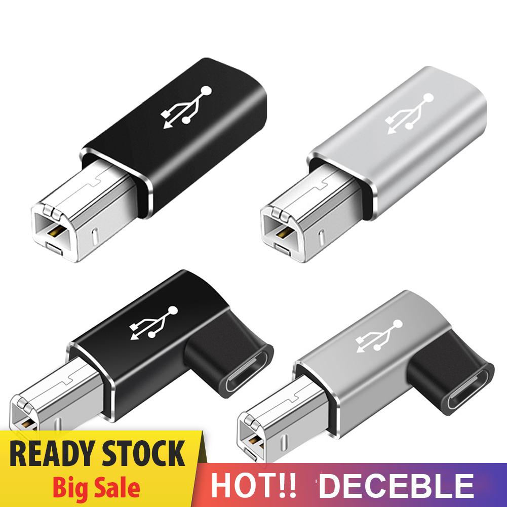 deceble USB C Female to USB B Male Adapter for Printer MIDI Controller Keyboard