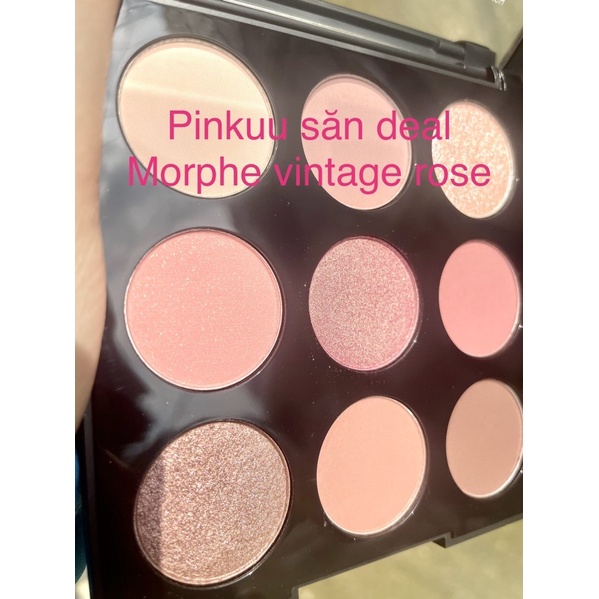 Morphe bảng phấn màu mắt 9V Vintage Rose 🌹