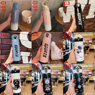 Bình Giữ Nhiệt Nắp Bật 350ML - 500ML