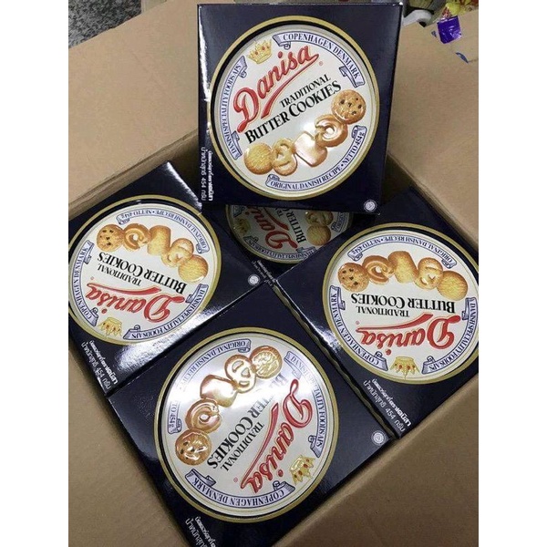 Bánh Quy Bơ Cao Cấp Danisa Hộp Thiếc 200g,454g,681g,908g ''có kèm túi.....''