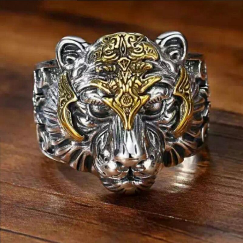 NHẪN NAM ĐẦU HỔ CÁ TÍNH